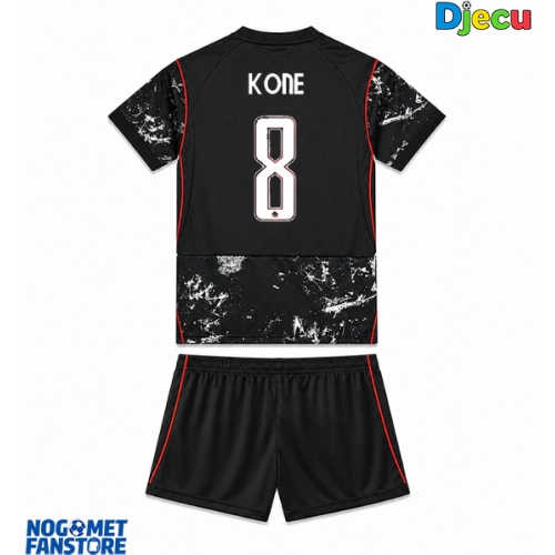 Kanada Ismael Kone #8 Gostujuci Dres za djecu SP 2026 Kratak Rukav (+ Kratke hlače)